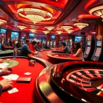 Excited players at a luxurious casino table engaging in thrilling games, highlighting the essence of https://789betthailan.com/ online gambling experience.