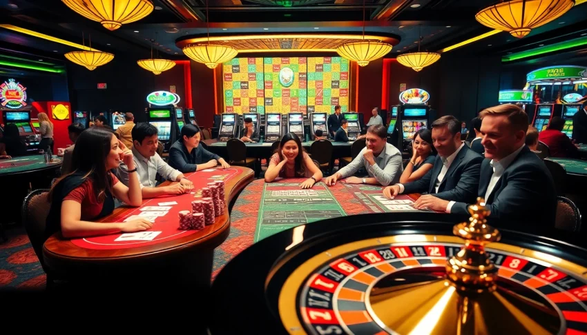 Players enjoying thrilling games at a casino featured on https://789betthailan.com/, highlighting excitement and high-stakes betting.