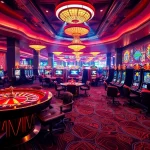 Experience the thrill of gd365 with engaging casino gameplay, featuring poker tables, roulette, and vibrant slot machines.