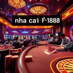 Experience the thrill of nha cai f168 with players at a high-stakes poker table in a luxury casino.