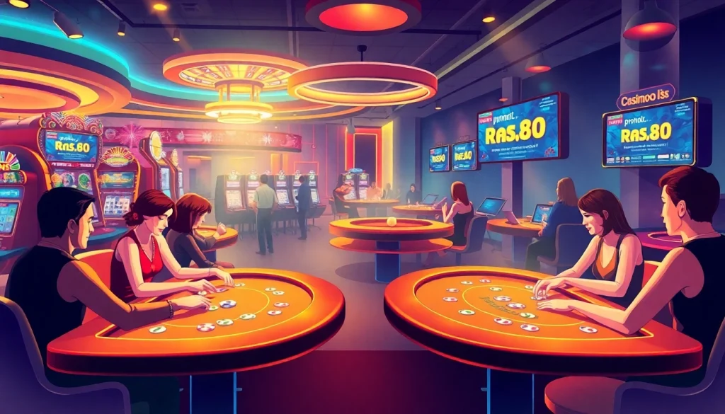 Experience the excitement of players at the casino tables of https://rr88.com.se/, featuring dynamic games like poker and roulette.
