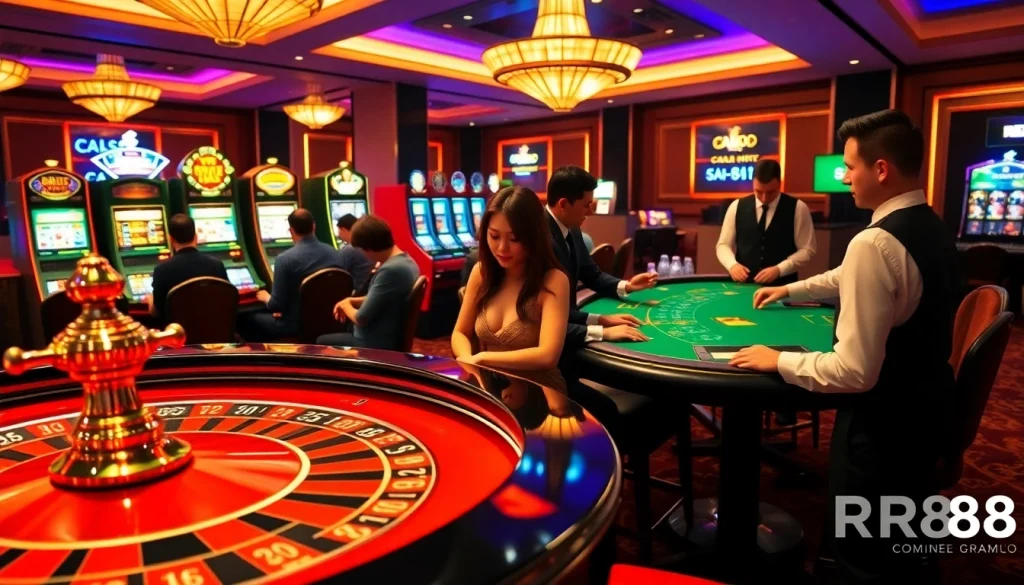 RR88 offers an exhilarating roulette experience, capturing the essence of excitement in casino gaming.