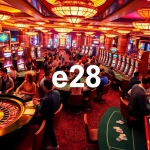 Experience the thrill of gambling at e28 casino with vibrant tables and vibrant slot machines.