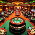 Experience immersive gaming at https://rr88.com.se/, featuring lively casino tables and slot machines showcasing excitement in online gambling.