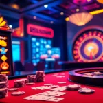 Experience the excitement of Happyluke casino with vibrant slot machines and lively gaming tables.