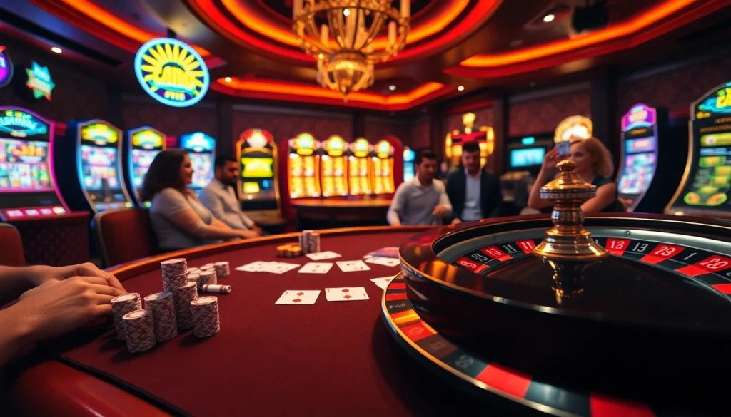 Experience the thrill of winning at the luxurious casino table at https://rr88.com.se/, spotlighting an exciting poker game.