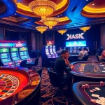 Experience thrilling gameplay at new88 thailand's vibrant casino, featuring lively tables, slot machines, and excited players.