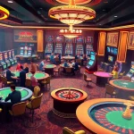 RR88 Casino features diverse players engaged in blackjack and roulette, showcasing high-stakes excitement.