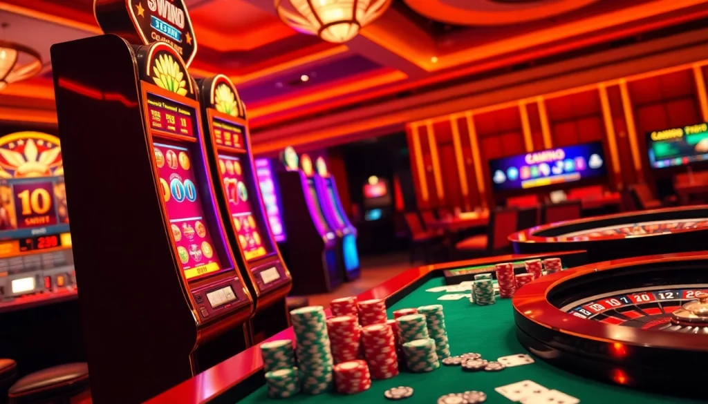 A player enjoying a thrilling moment at a 13win slot machine, capturing the excitement of online gambling.