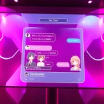 Porn AI chat interface with vibrant characters and a modern digital aesthetic.