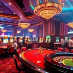 Experience mm88 at a luxurious casino with players enjoying poker and blackjack under ambient lighting.