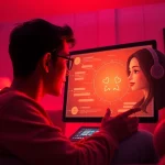 Engaging in porn ai chat with a lifelike AI character in a cozy digital room.