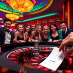 Go88 players engaging in a thrilling roulette game in a luxurious casino setting.